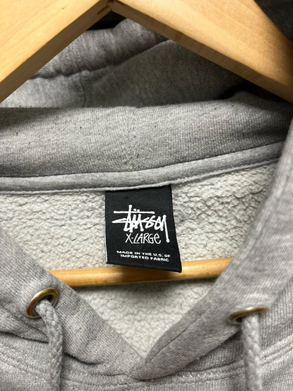 2000s Stussy Hoodie with Camo & Blue Graphic - Picture 8 of 16